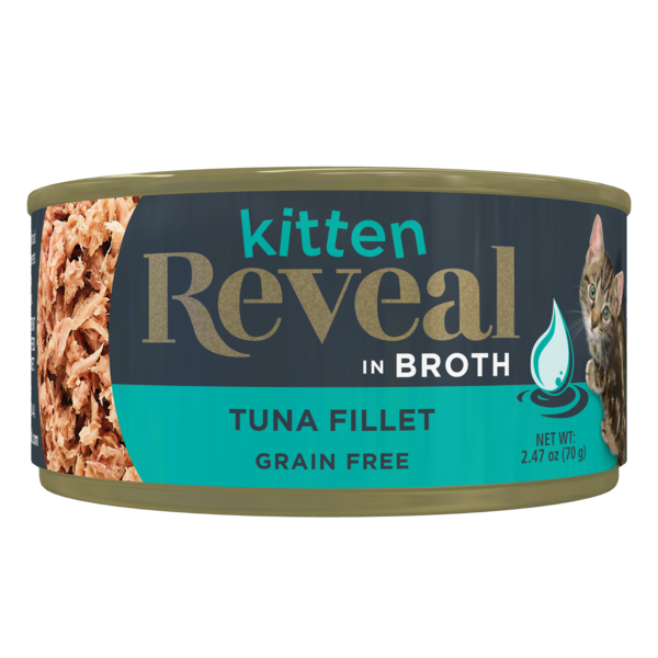 Cat Food & Care Reveal Natural Wet Kitten Food, Tuna Fillet in Broth hero