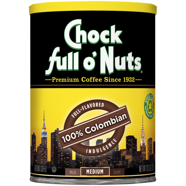 Coffee Chock full o’Nuts 100% Colombian Medium Ground Coffee hero