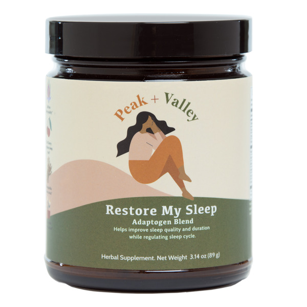 Sleep & Mood Support Peak + Valley Restore My Sleep Adaptogen Blend hero