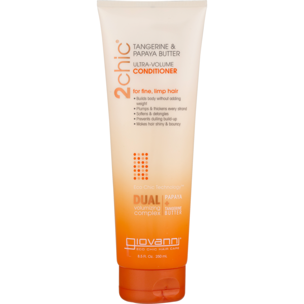 Hair Care Giovanni 2chic Ultra-Volume Conditioner for Fine, Limp Hair Tangerine & Papaya Butter hero