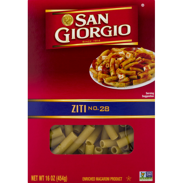 Dry Pasta San Giorgio Ziti, No. 28 hero