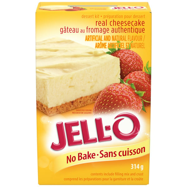 Refrigerated Pudding & Desserts Jell-O No Bake Classic Cheesecake Dessert Kit hero