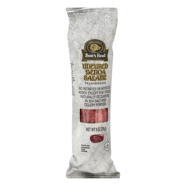 From Our Deli Counter Boar's Head Uncured Genoa Salame Tradizionale hero