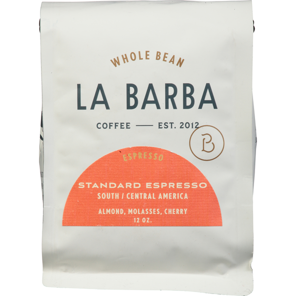 La Barba Coffee, Whole Bean, Standard Espresso hero