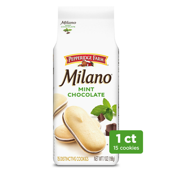 Packaged Cookies Pepperidge Farm Mint Chocolate Cookies hero