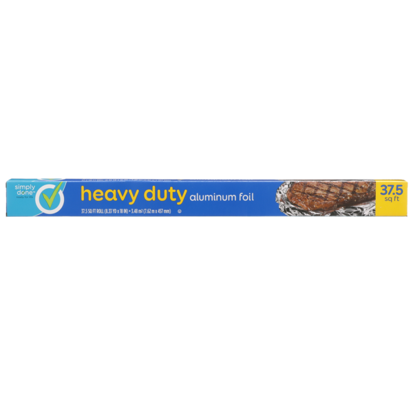 Kitchen Supplies Simply Done Heavy Duty Aluminum Foil 18 "Wide hero