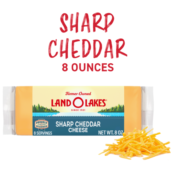 Specialty Cheeses Land O Lakes Sharp Cheddar Cheese hero