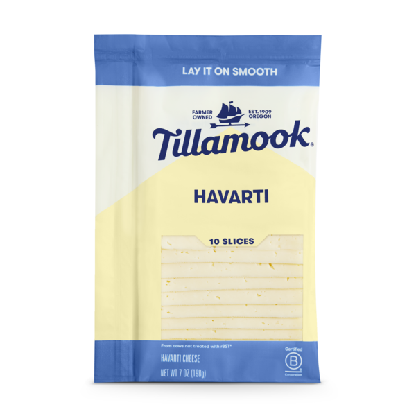 Candy & Chocolate Tillamook Havarti Cheese Slices hero