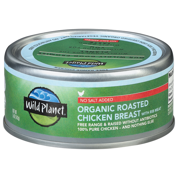 Canned Meat & Seafood Wild Planet Chicken Breast, Organic, No Salt Added, Roasted hero