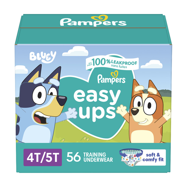 Diapers & Wipes Pampers Easy Ups Training Underwear Boys Size 6 4T-5T hero