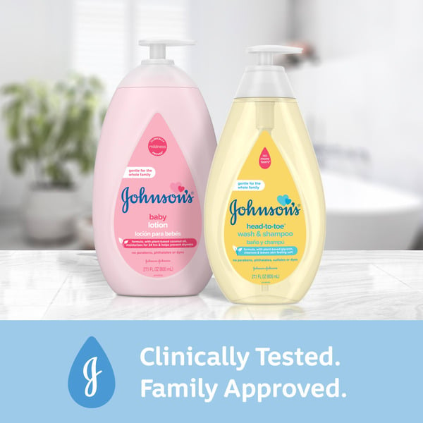 Johnson's baby to toe bath fashion & shampoo