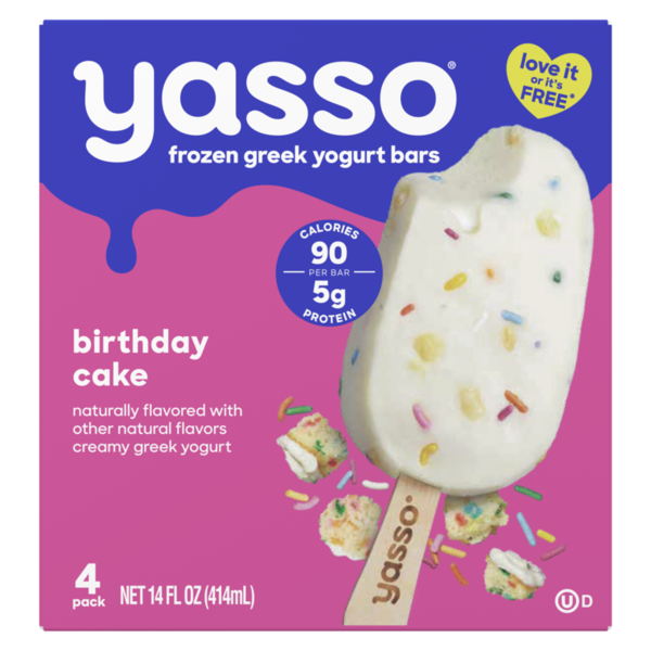 Hair Care Yasso Frozen Greek Yogurt Bars Birthday Cake Bars hero