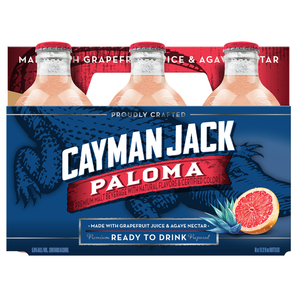 Cayman Jack Malt Beverage, Paloma hero