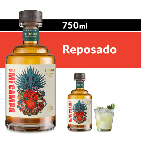 Spirits Mi Campo Reposado Tequila Bottle hero