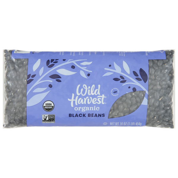 Grains, Rice & Dried Goods Wild Harvest Black Beans, Organic hero