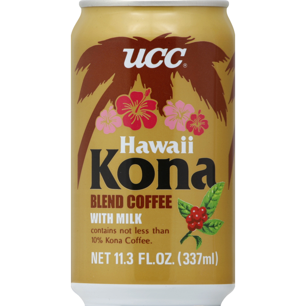 Coffee UCC Coffee, Hawaii Kona Blend, With Milk hero