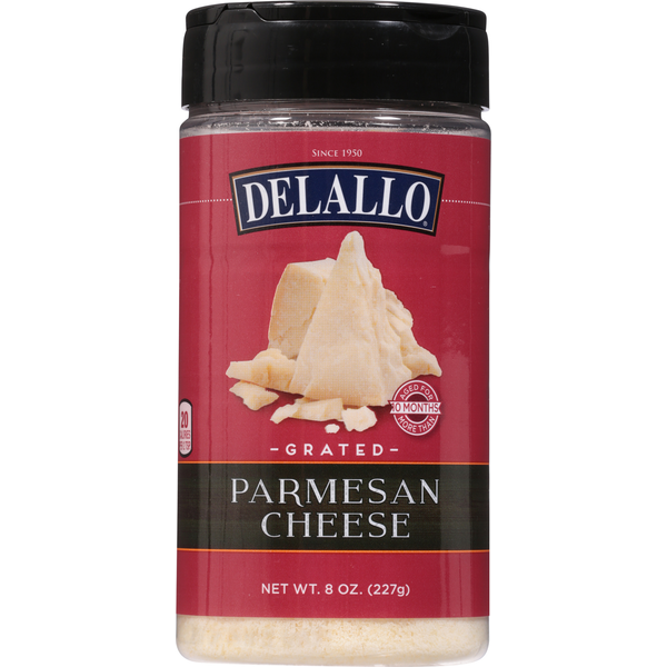 Packaged Cheese DeLallo Cheese, Parmesan, Grated hero