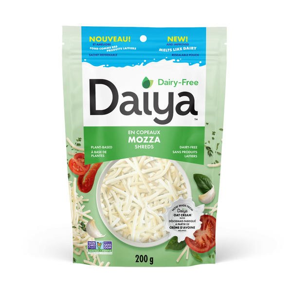 Packaged Cheese Daiya Dairy Free Mozzarella Cutting Board Shreds hero