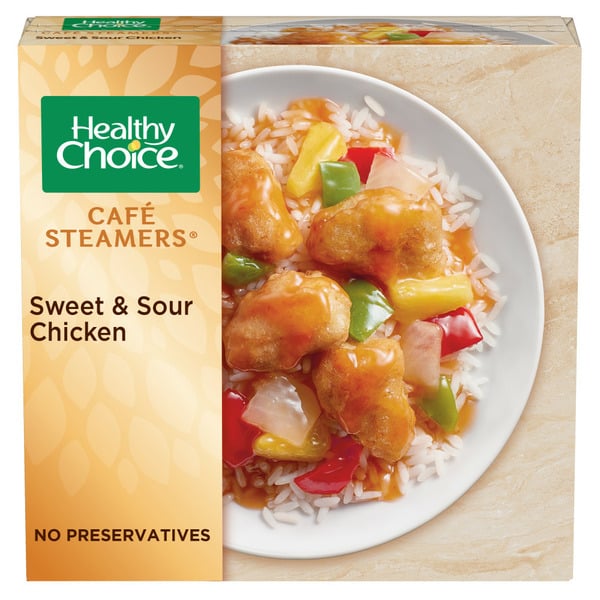 Frozen Meat & Seafood Healthy Choice Café Steamers Sweet & Sour Chicken Frozen Meal hero