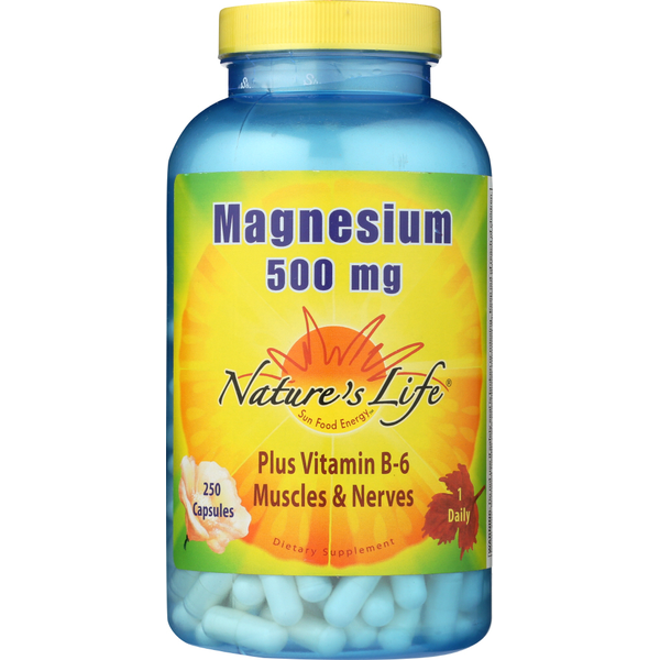 Vitamins & Minerals Nature's Life Magnesium, 500 Mg hero