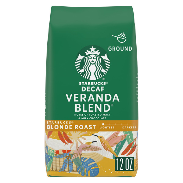 Coffee Starbucks Decaf Veranda Blend Blonde Roast Ground Coffee hero