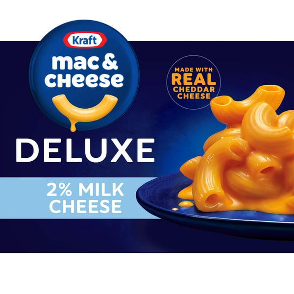 Instant Foods Kraft Mac & Cheese Macaroni and Cheese Dinner with Sauce made from 2% Milk Cheese hero