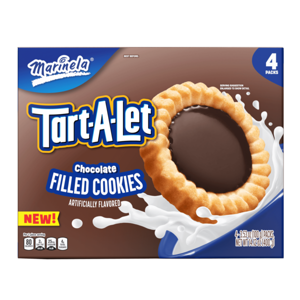 Bimbo  Tart-A-Let, 4 packs, Chocolate Filled Cookies hero