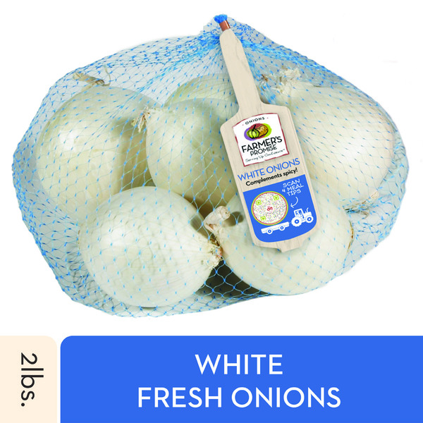 Packaged Vegetables & Fruits Farmer's Promise White Onion hero