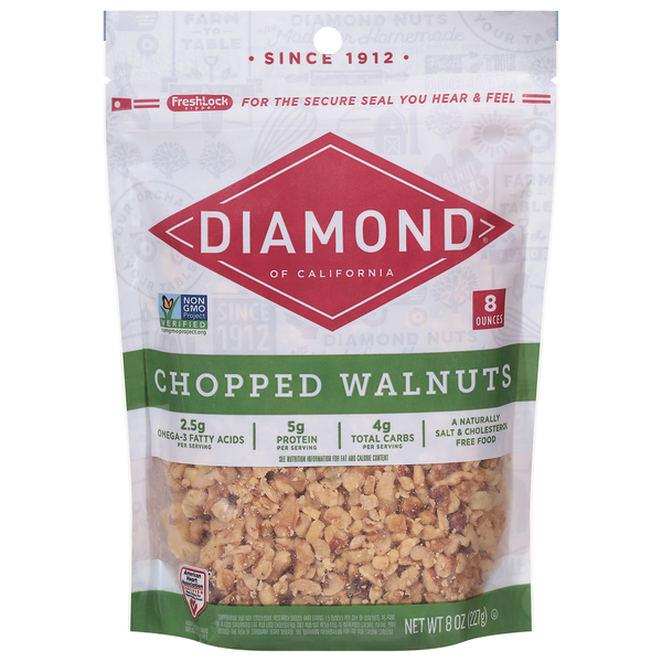 Baking Ingredients Diamond Walnuts, Chopped hero