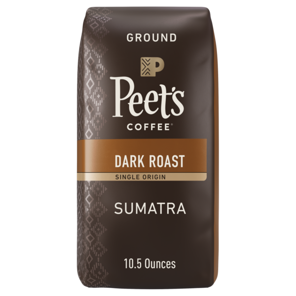 Bulk Tea & Coffee Peet's Coffee Single Origin Sumatra, Dark Roast Ground Coffee, Bag hero