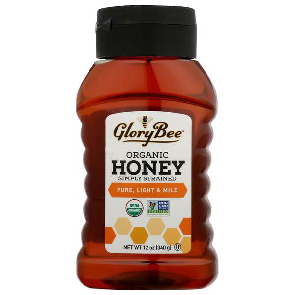 Honeys, Syrups & Nectars GloryBee Organic Honey hero