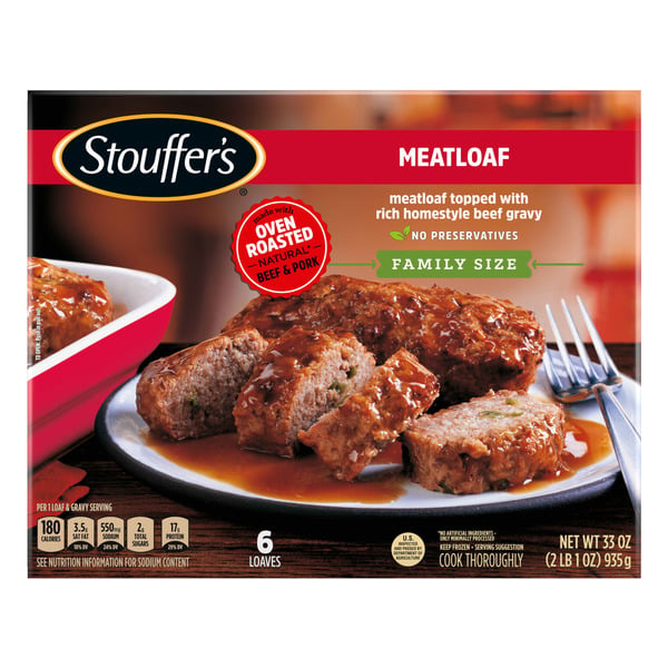 Stouffer's Family Size Meatloaf Frozen Meal hero