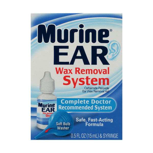 Eye & Ear Care Murine Ear Wax Removal System, Syringe and Ear Drops hero