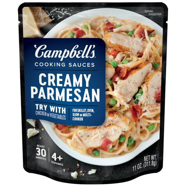 Pasta Sauce Campbell's Creamy Parmesan Sauce hero