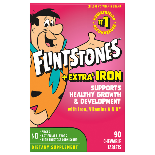 Flintstones Dietary Supplement, Children's, Chewable Tablets hero