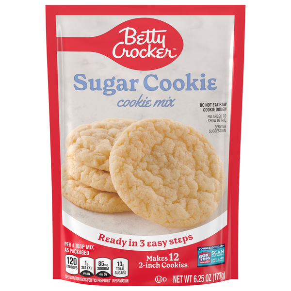 Doughs, Gelatins & Bake Mixes Betty Crocker Cookie Mix, Sugar hero