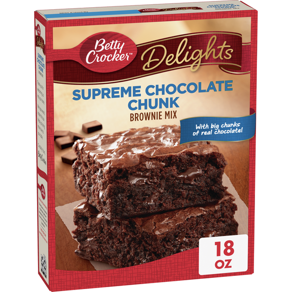 Doughs, Gelatins & Bake Mixes Betty Crocker Supreme Chocolate Chunk Brownie Mix hero