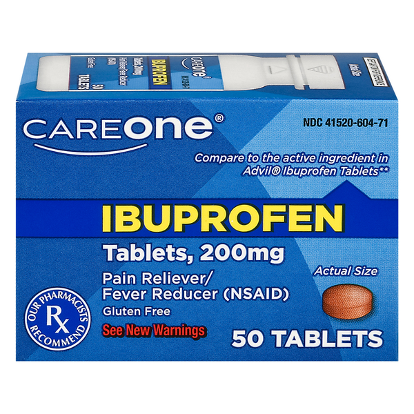 Muscles, Joints & Pain Relief CareOne Ibuprofen Tablets 200 mg hero