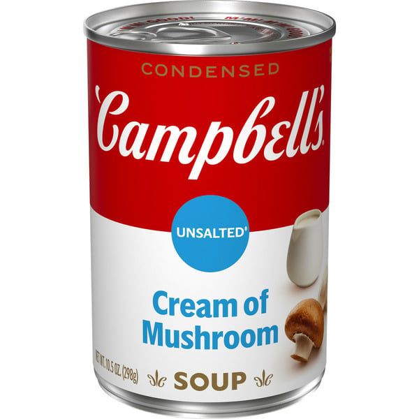 Soup, Broth & Bouillon Campbell's Unsalted Cream of Mushroom Soup hero