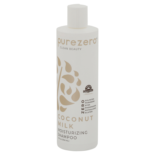 Purezero Shampoo, Moisturizing, Coconut Milk hero