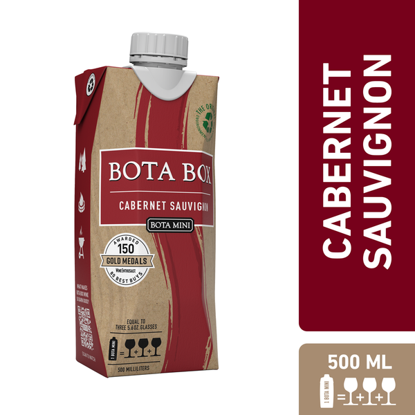 Single Serve Wines Bota Box Cabernet Sauvignon Red Wine hero