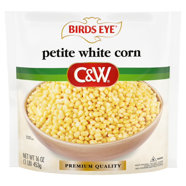 Frozen Produce Birds Eye C&W Premium Quality Petite White Corn, Frozen hero