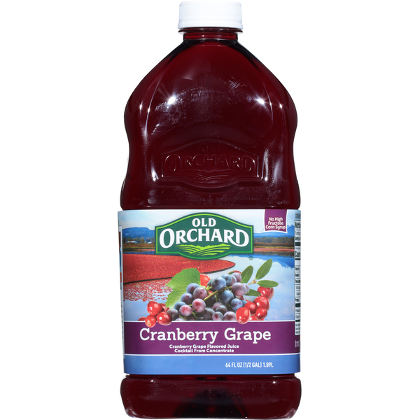 Juice & Nectars Old Orchard Juice Cocktail, Cranberry Grape hero