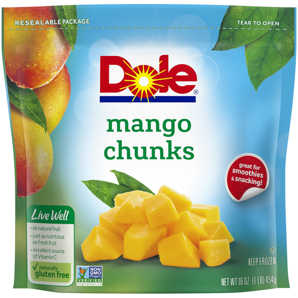 Frozen Fruits Dole Mango Chunks hero