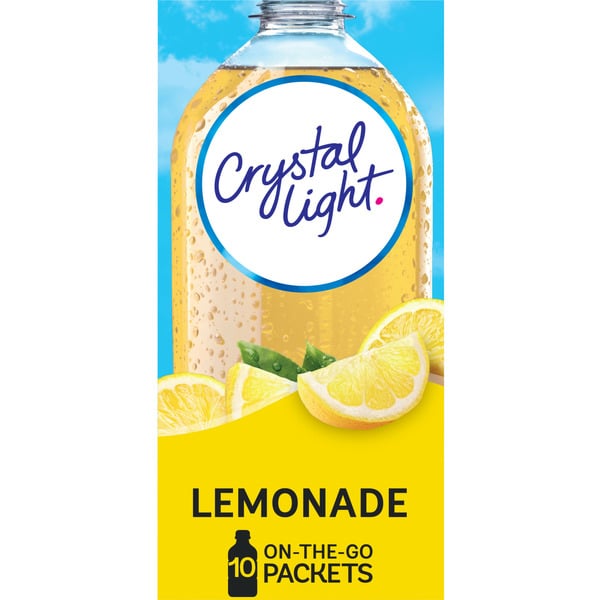 Cocoa and Drink Mixes Crystal Light Lemonade Naturally Flavored Powdered Drink Mix hero