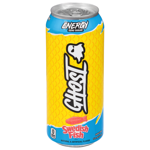 Energy & Sports Drinks GHOST Energy Drink, Zero Sugar, Swedish Fish hero