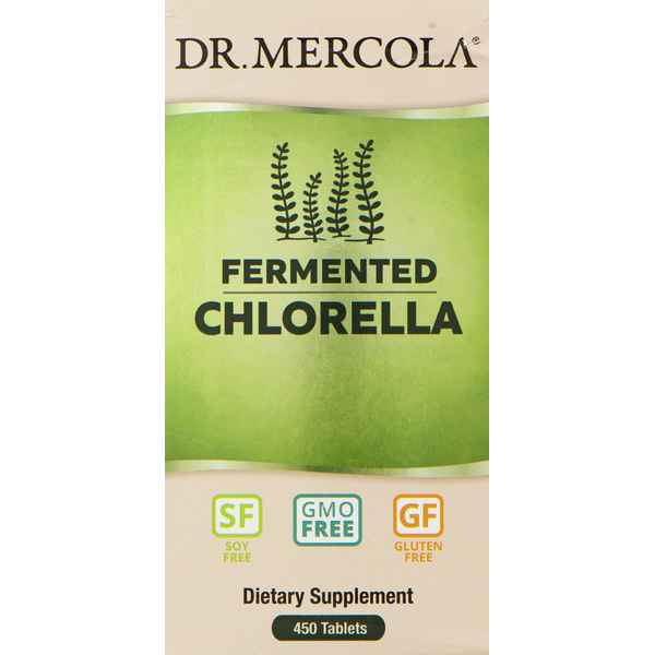 Vitamins & Minerals Dr. Mercola Chlorella, Fermented, Tablets hero