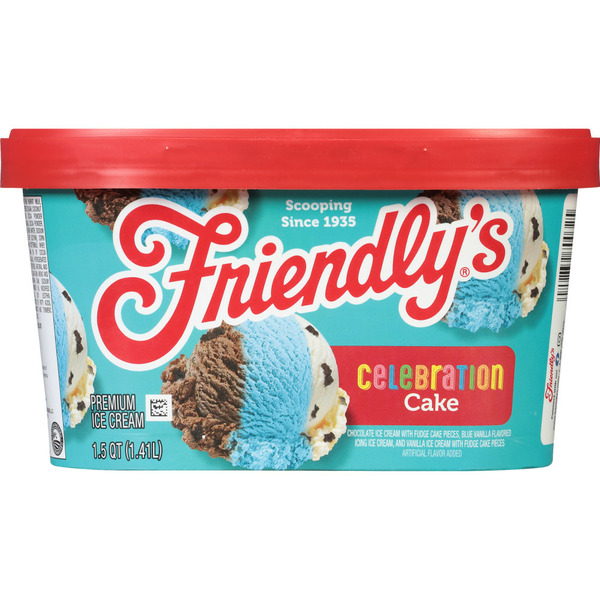 Ice Cream & Ice Friendly's Ice Cream Premium Celebration Ice Cream Cake 1.5 Quart Scround hero