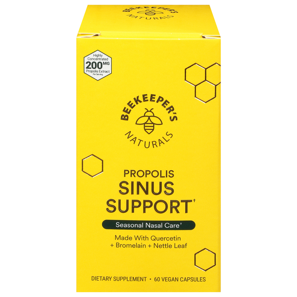 Vitamins & Supplements Beekeeper's Naturals Sinus Support, Propolis hero