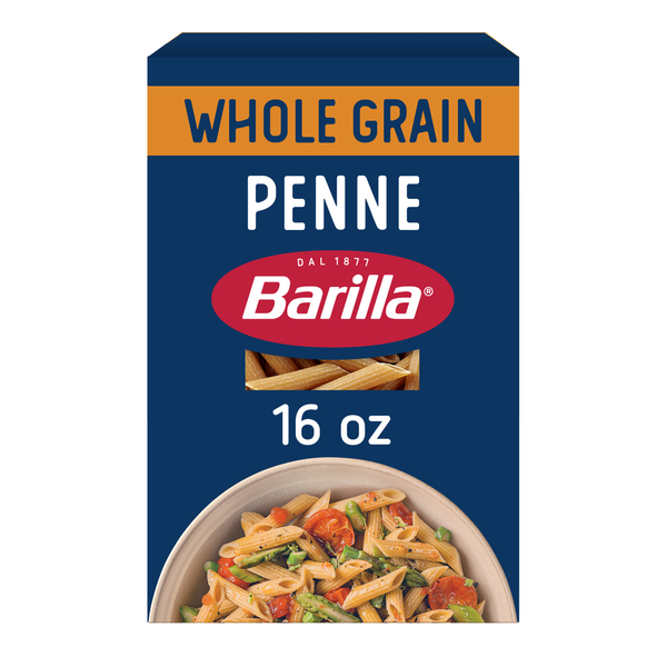 Dry Pasta Barilla Whole Grain Penne - Non-GMO Pasta Made With 100% Whole Grain Durum Wheat hero